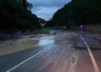 Trabzon’da heyelan