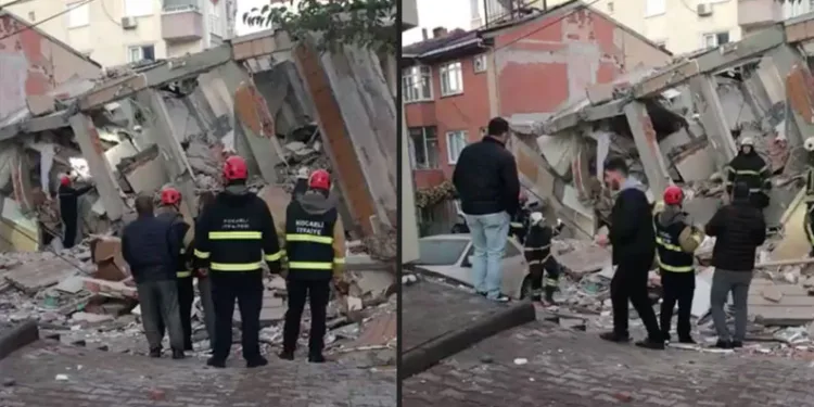Gebze’de çok katlı bina çöktü: Binada aynı aileden 5 kişi var