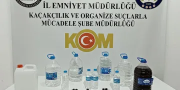 Samsun’da sahte içki operasyonu