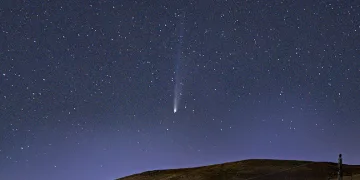 Lemmon kuyruklu yıldızı Bitlis semalarında parladı