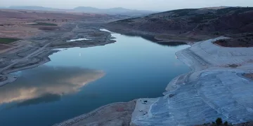 Uzunlu Barajı gözle görülür şekilde çekildi