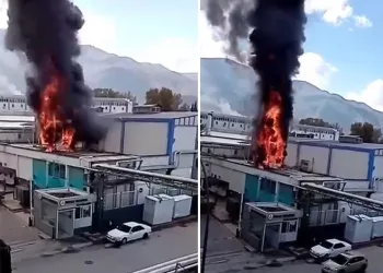 Bursa’da korkutan fabrika yangını