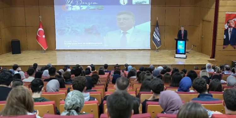 Mudanya Üniversitesi’nde ilk ders ‘Gazze’