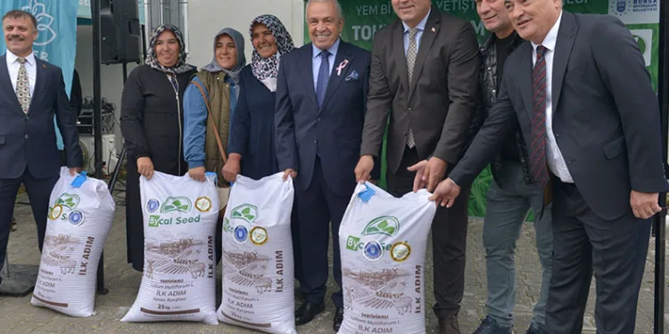 Bursa’da çiftçilere tohum desteği
