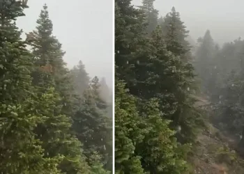 Uludağ’a sezonun ilk karı düştü