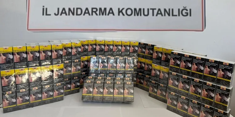 Şanlıurfa’da bin 496 paket gümrük kaçağı sigara ele geçirildi