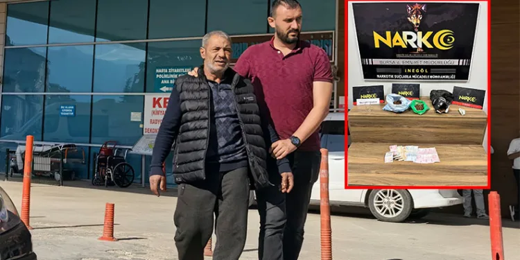Bursa’da uyuşturucu taciri kıskıvrak yakalandı