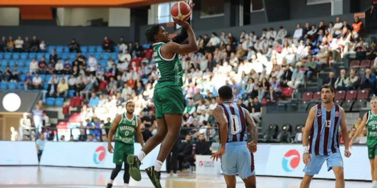 Bursaspor Basketbol Trabzon deplasmanında kazandı