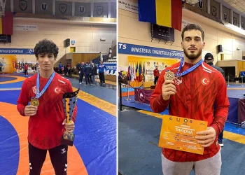 Büyükşehir Belediyesporlu güreşçi Balkan şampiyonu oldu