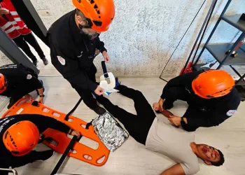Bursa’da gerçeğini aratmayan tatbikat