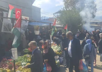 Bursa’nın Çeltik Mahallesinden Gazze’ye destek