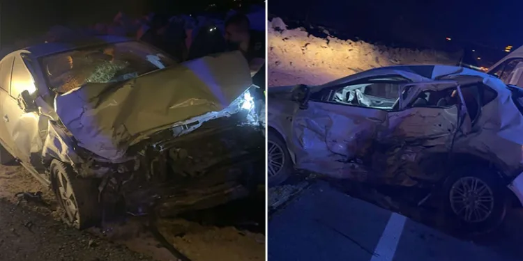 Şanlıurfa’da 2 otomobil çarpıştı: 1 ölü, 4 yaralı