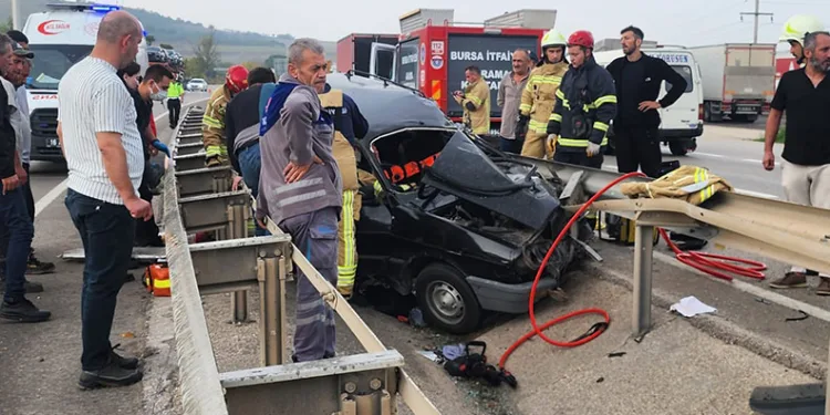 Bursa’da feci kaza: 4 yaralı