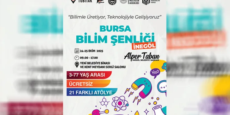 Tübitak Bursa Bilim Şenliği İnegöl’de