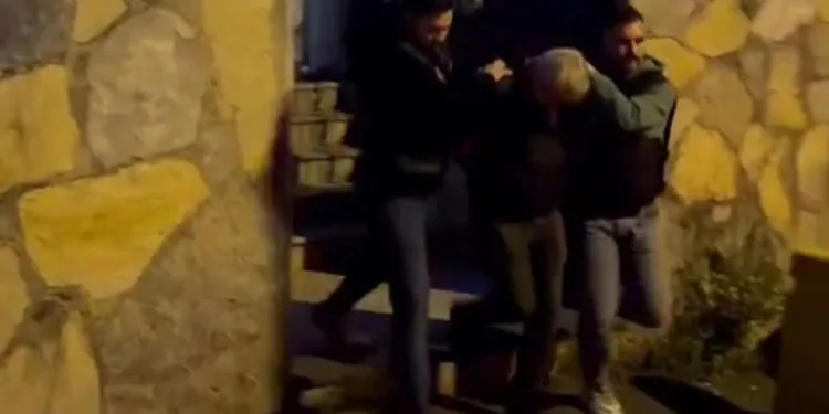 Kendisine havlayan köpeği ezen şüpheli yakalandı