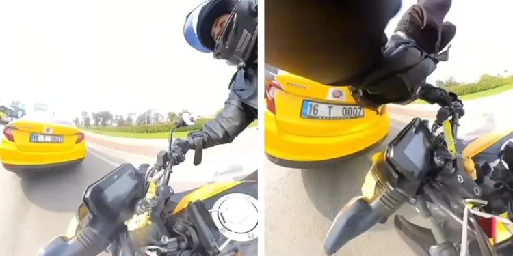 Bursa’da motosikletli kuryenin çarptığı yaşlı adam kanlar içinde yere yığıldı