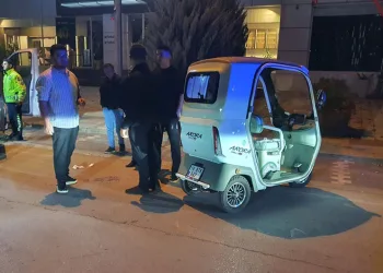 Bursa’da takla atan elektrikli treeporterde 1 kişi yaralandı