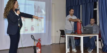 Karacabey’de öğrencilere ‘yangın eğitimi’
