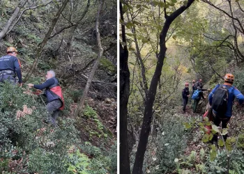 Uludağ’da vadide mahsur kalan maceracılar kurtarıldı