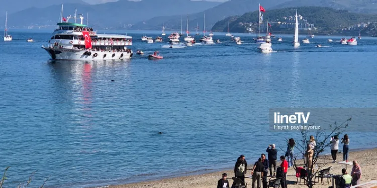 Bursa Mudanya’da 29 Ekim Cumhuriyet Bayramı Coşkusu Sahilde Devam Ediyor