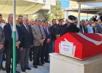 Gaziler derneği başkanına son görev