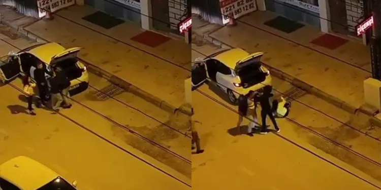 Bursa’da yol kavgası karıştı: Sopalar, yumruklar, terlikler havada uçuştu