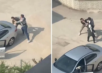 Bursa’da yol kavgası karıştı: Sopalar, yumruklar, terlikler havada uçuştu