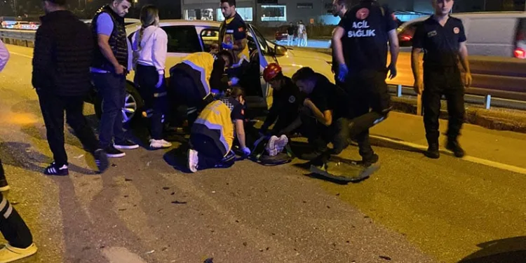 Bursa’da zincirleme kaza: 5 araç birbirine girdi, 3 kişi yaralandı