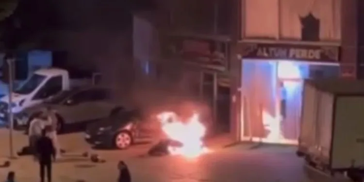 Malatya’da konteyner kentte korkutan yangın