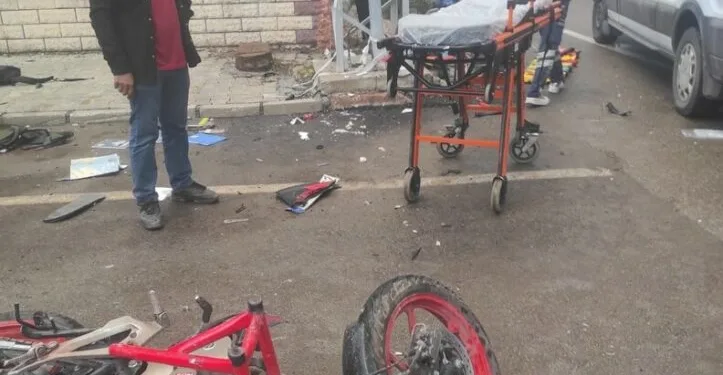 Belediye otobüsünün çarptığı kadın ağır yaralandı