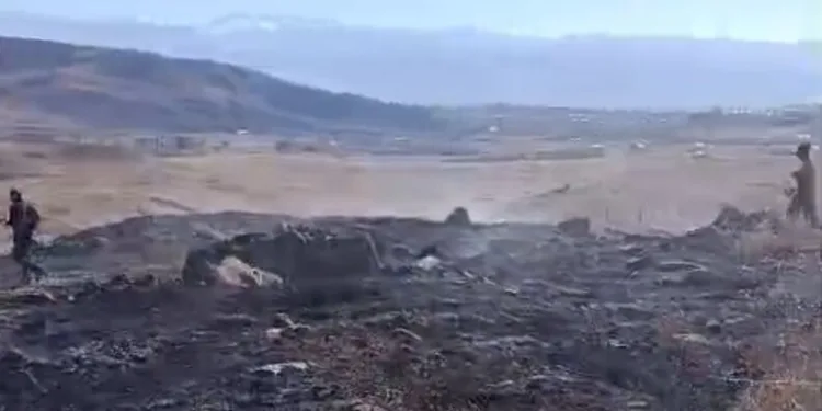Yüksekova’da anız yangını kontrol altına alındı