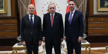 Cumhurbaşkanı Erdoğan, Descalzi’yi kabul etti