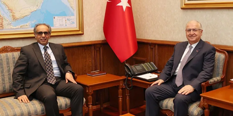 Bakan Güler Kuveyt’in Ankara Büyükelçisi al Adwani’yi kabul etti.