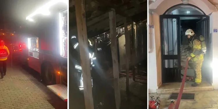 Mudanya’da bir apartmanda 4’üncü kez yangın paniği