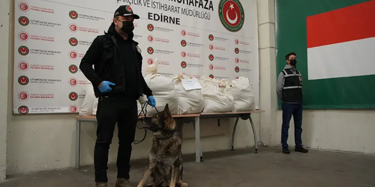 Kapıkule’de 113 kilo esrar ele geçirildi