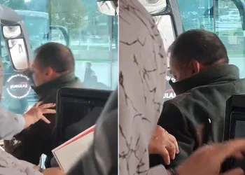 Bursa’da şoförle tartışan yolcu yakını ortalığı karıştırdı