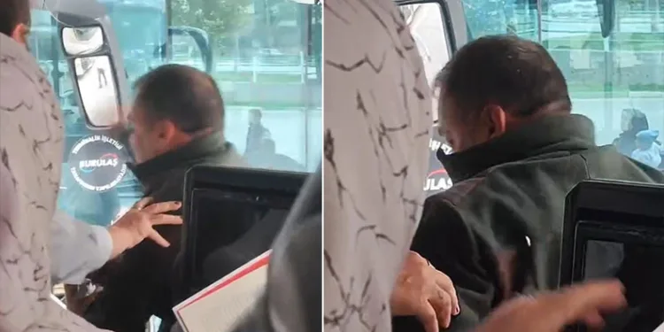 Bursa’da şoförle tartışan yolcu yakını ortalığı karıştırdı