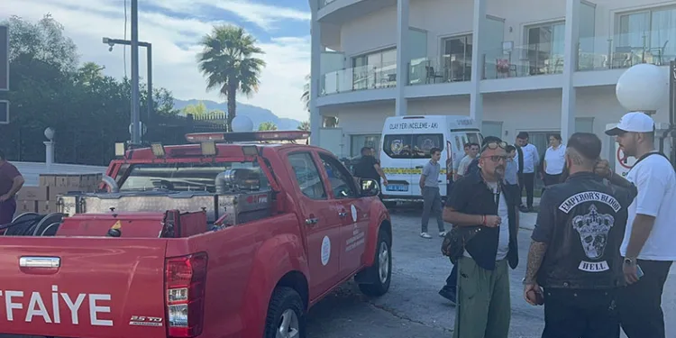 Marmaris’te otelde patlama