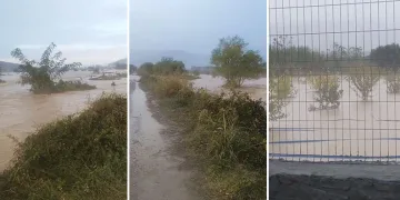 Göçkeada’da sel; tarım arazileri sular altında kaldı