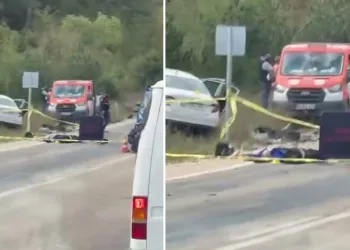 Bursa’da otomobille motosiklet kafa kafaya çarpıştı: 1 ölü