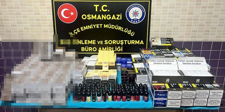 Bursa’da kaçak tütün operasyonu