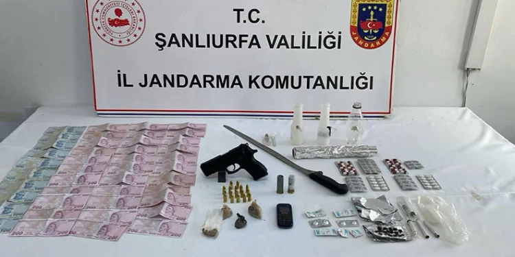 Şanlıurfa’da 91 adet uyuşturucu hap ele geçirildi