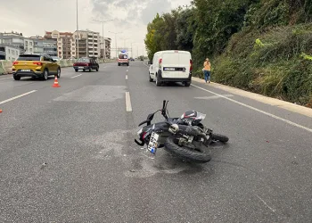 Mudanya’da trafik kazası : 1 yaralı