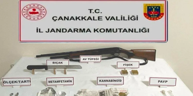Çanakkale’de uyuşturucu operasyonu: 4 tutuklama