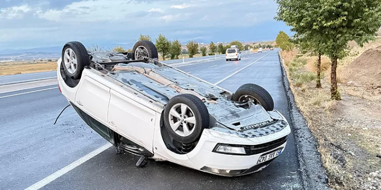Batman’da otomobil takla attı: 1 yaralı