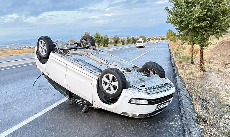 Batman’da otomobil takla attı: 1 yaralı