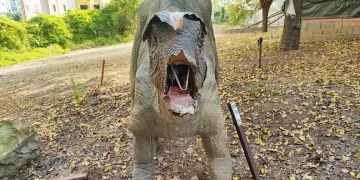 Milyonlarca lira harcanan Dinazor Park çürümeye terk edildi