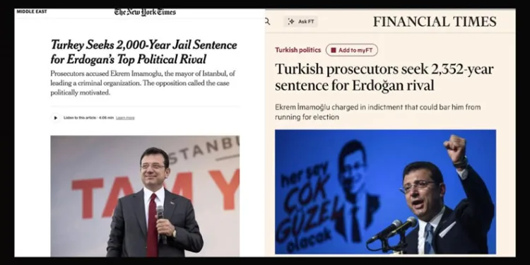 Dünya basını İBB iddianamesini nasıl gördü?