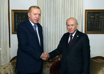 Erdoğan-Bahçeli görüşmesi sona erdi