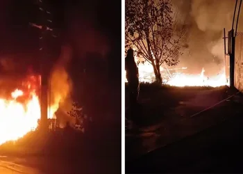 Bursa’da trafo yangını meyve kasalarına sıçradı